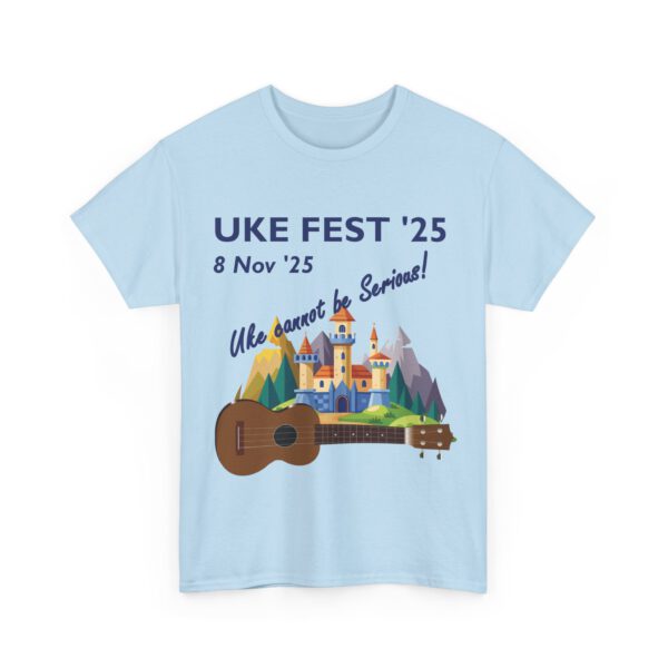 Uke Fest 25 Ukulele Festival Tee - PERSONALISE FOR YOU OR YOUR GROUP!  Unisex Shirt - Image 24