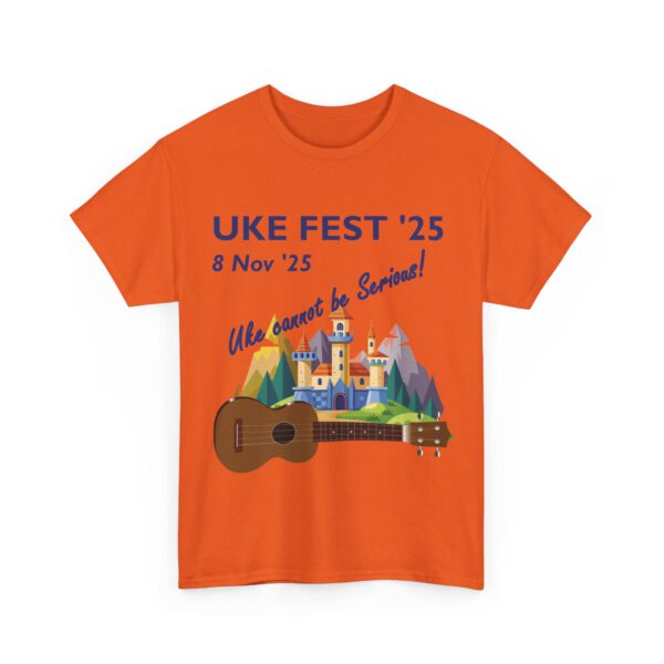 Uke Fest 25 Ukulele Festival Tee - PERSONALISE FOR YOU OR YOUR GROUP!  Unisex Shirt - Image 20