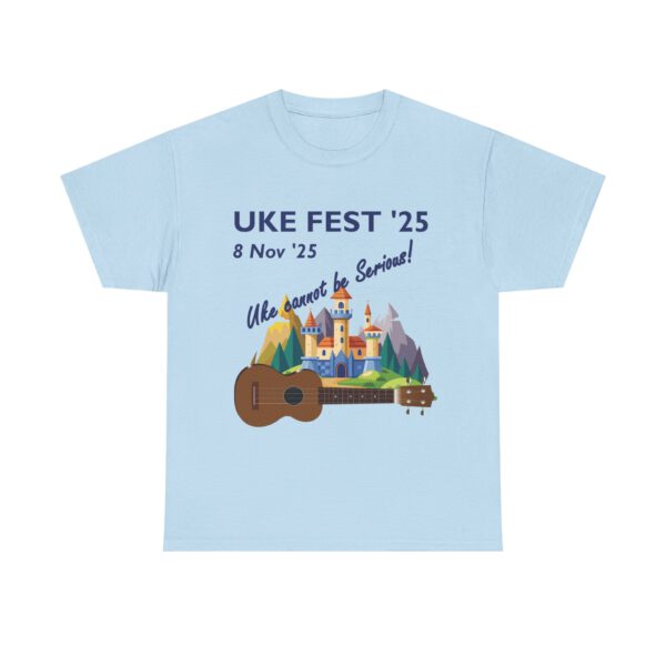 Uke Fest 25 Ukulele Festival Tee - PERSONALISE FOR YOU OR YOUR GROUP!  Unisex Shirt - Image 22