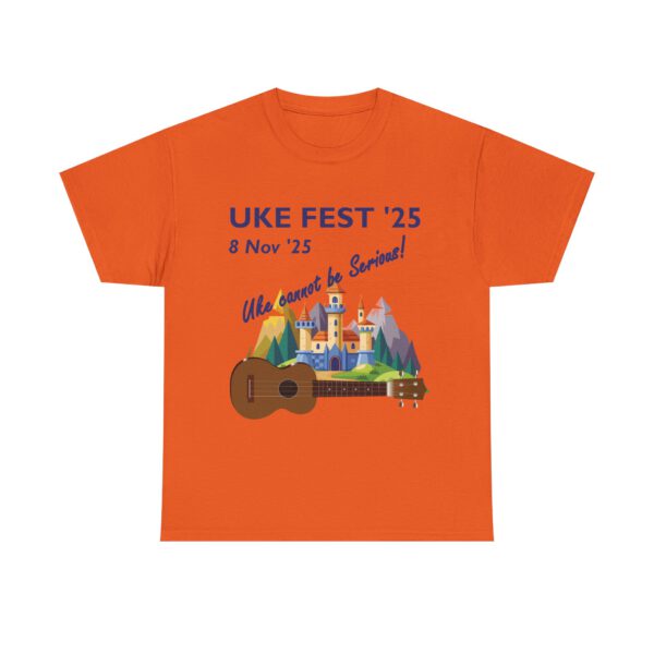 Uke Fest 25 Ukulele Festival Tee - PERSONALISE FOR YOU OR YOUR GROUP!  Unisex Shirt - Image 18