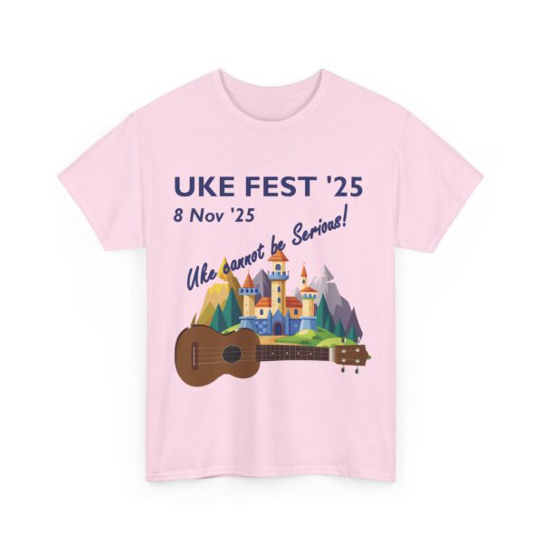 Uke Fest 25 Ukulele Festival Tee - PERSONALISE FOR YOU OR YOUR GROUP!  Unisex Shirt - Image 28