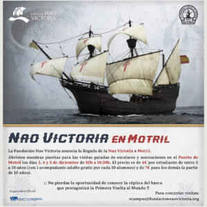Nao Victoria Visit Motril Port Wednesday 3 December 2025